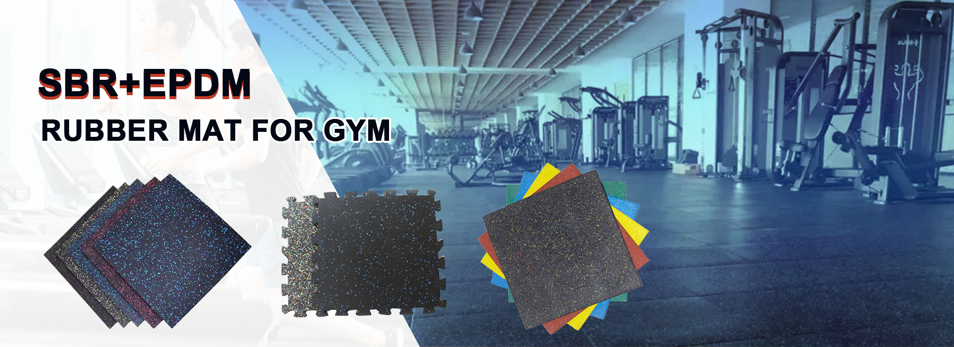 SBR+EPDM Rubber Mat for GYM