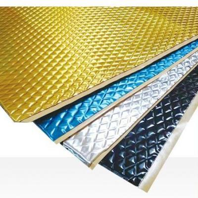 Aluminum foil damped sound insulation felt