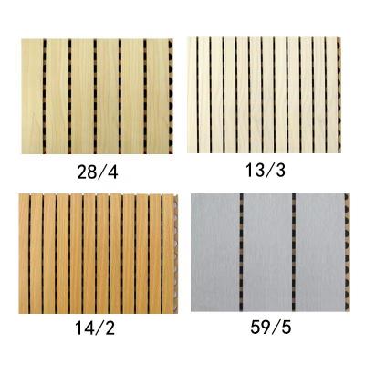 Anika Polyester Fiber Wood Strip Grille Sound-Absorbing